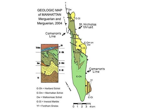 Crystals, quartz and a piezoelectric effect under New York City