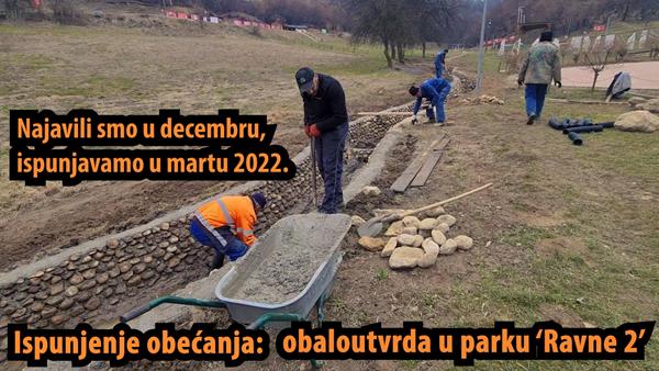 Ispunjenje obećanja: obaloutvrda u parku ‘Ravne 2’