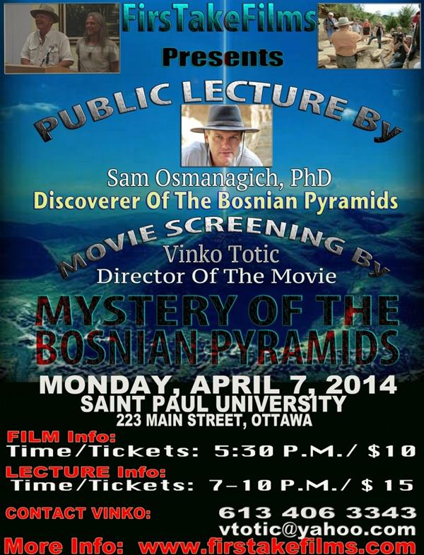 Predavanje Dr. Semira Osmanagića o bosanskim piramidama