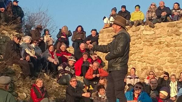 First day of Spring Greeted at the Top of the Bosnian Pyramid of the Sun