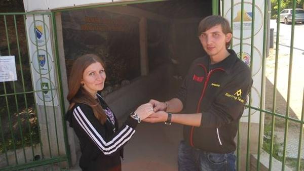 ENGAGEMENT IN PREHISTORIC TUNNELS RAVNE