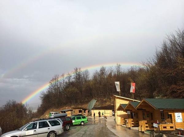 DVOSTRUKA DUGA IZNAD TUNELA RAVNE