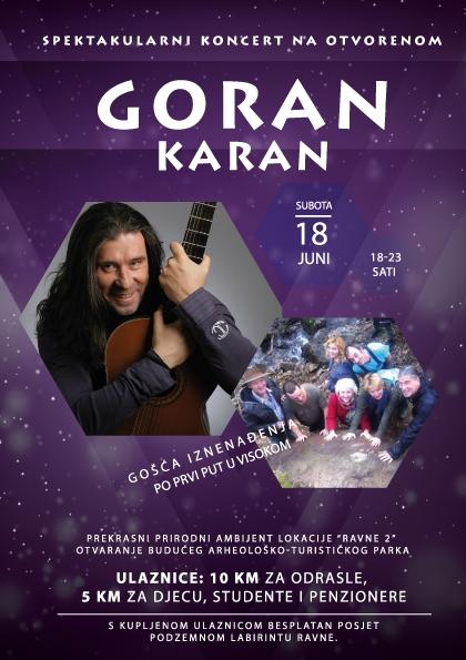 GORAN KARAN PO PRVI PUT U VISOKOM