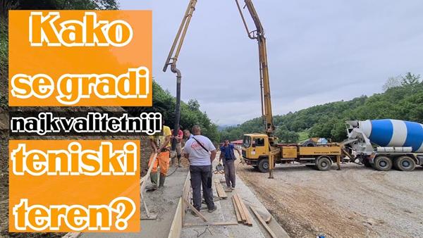 Kako se gradi najkvalitetniji teniski teren?