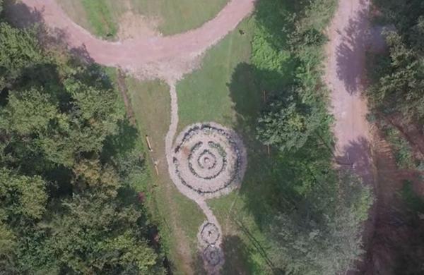 Bosnian Valley of the Pyramids recorded from drone – 2016