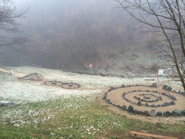 SACRAL GEOMETRY STONE INSTALLATIONS AT THE PARK “RAVNE 2”