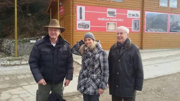 Austrian Archduchess Camilla Habsburg visited the Underground Labyrinth Ravne