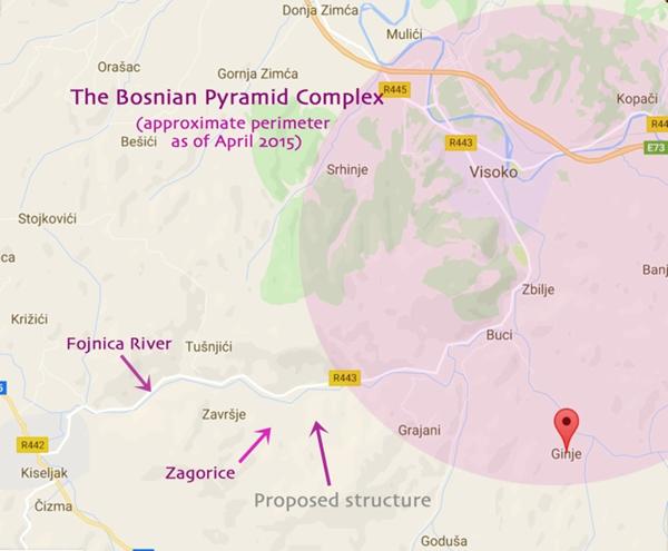 Pyramid-Shaped Structure Composed of Ancient Concrete Discovered in Zagorice, Bosnia near the Bosnian Pyramid Complex