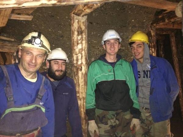 THE WINTER TEAM IS TIRELESSLY WORKING INSIDE THE TUNNELS RAVNE