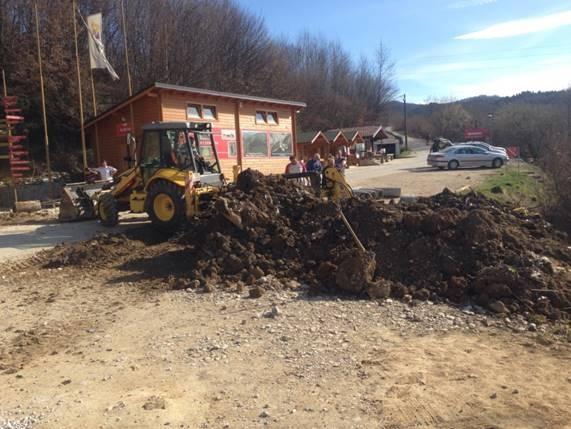 DRENAŽA VODE PRED ULAZOM U TUNELE RAVNE