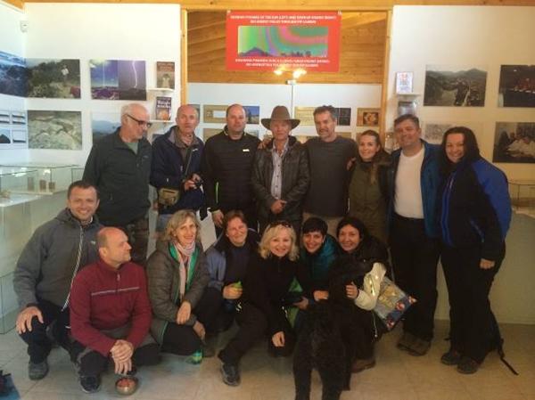 RADEK VISITING THE PYRAMIDS WITH A NEW GROUP