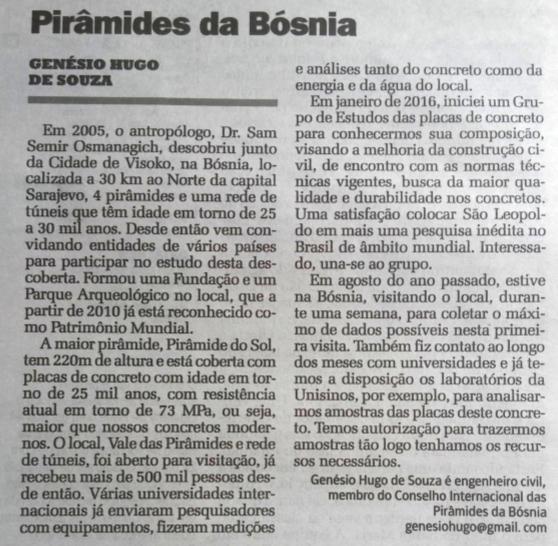 BOSNIA PYRAMIDS AND MILLENNIAL CONCRETE SLABS