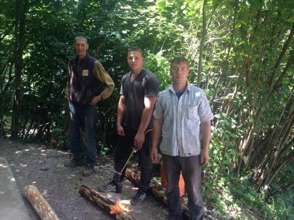 HARD WORKING FOUNDATION WORKERS ARE TAKING CARE OF THE SECURITY ASPECTS IN TUNNELS