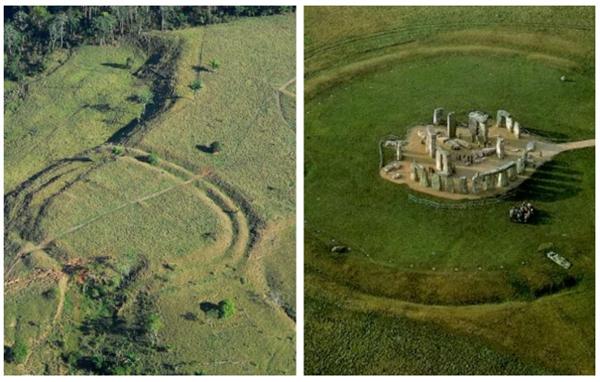 Hundreds of ancient earthworks resembling Stonehenge found in Amazon rainforest