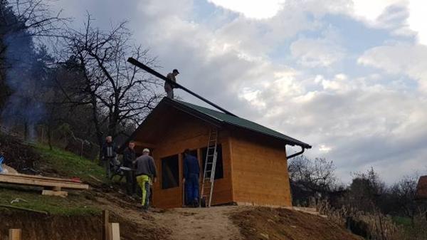 PREPARATION OF THE FOUNDATION INFO CENTER AT THE BOSNIAN PYRAMID OF THE SUN