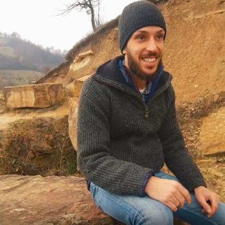 THRILLED BRAZILIAN ON THE TOP OF THE BOSNIAN PYRAMID OF THE SUN