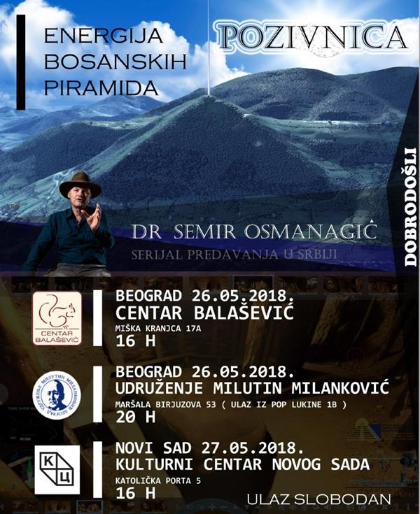 Serijal predavanja doktora Semira Osmanagića u Srbiji