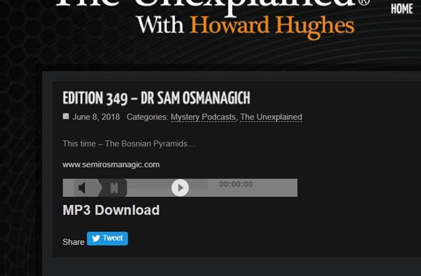 The Unexplained with Howard Hughes: Bosnian Pyramids