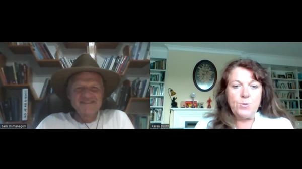 Dr Sam Osmanagich Ph.D. who discovered The Bosnian Pyramids chats with Karen
