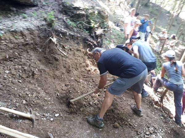 ČETVRTA SMJENA VOLONTERA NA ČIŠĆENJU NOVOG POTENCIJALNOG TUNELA