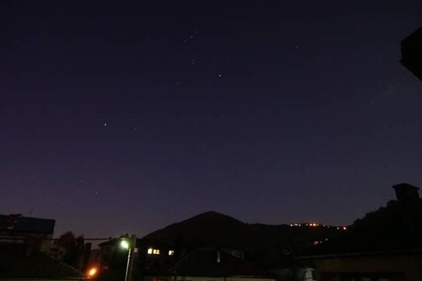 Orionov pojas iznad Bosanske piramide Sunca
