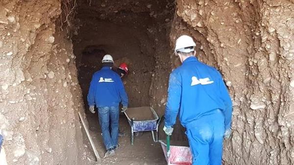 ARCHAEOLOGICAL WORK HAS STARTED IN THE NEW ‘HEALING TUNNELS’
