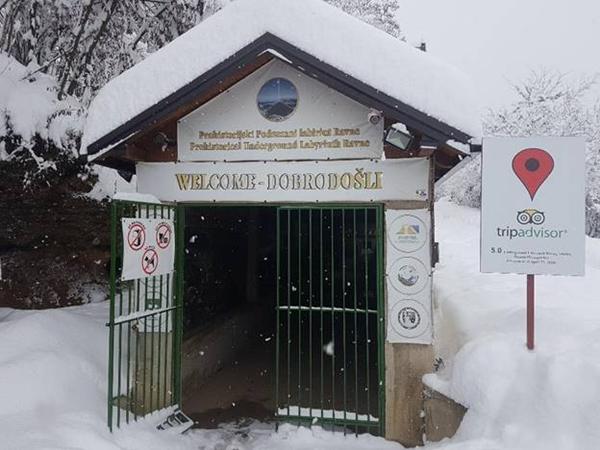 Snow has covered Ravne Complex