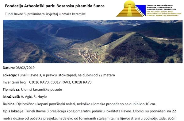 Tunel Ravne 3 – preliminarni izvještaj ulomaka keramike