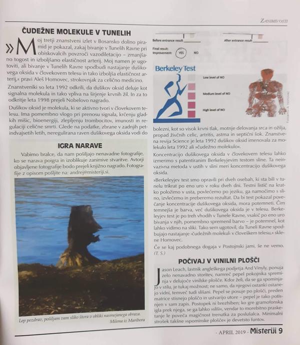“ČUDESNE MOLEKULE” U TUNELU RAVNE