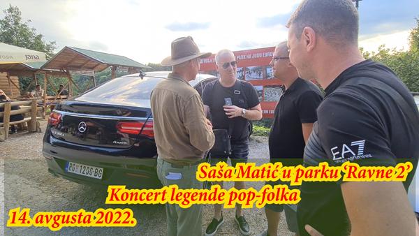 Saša Matić u parku ‘Ravne 2’