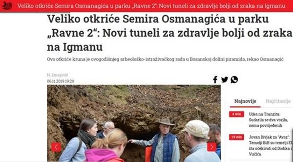 VIJESTI IZ BOSANSKE DOLINE PIRAMIDA PRIVLAČE OGROMNU PAŽNJU KOD DOMAĆIH MEDIJA