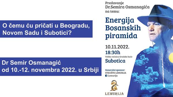 O čemu ću pričati u Beogradu, Novom Sadu i Subotici?