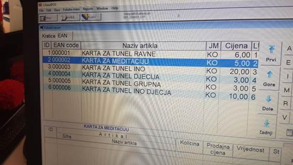 FISKALNI RAČUNI NA TUNELIMA RAVNE