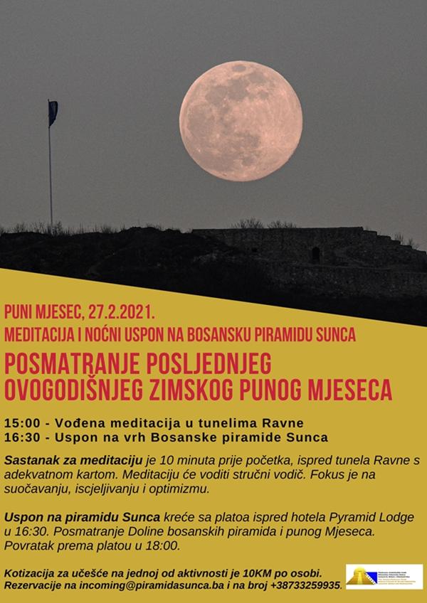 SUBOTNJA MEDITACIJA I NOĆNI USPON NA PIRAMIDU SUNCA