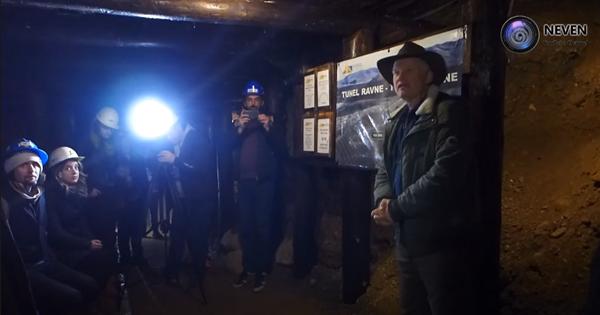 Šetnja sa dr. Semirom Osmanagićem kroz tunel Ravne