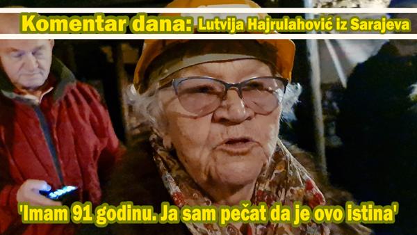 ‘Imam 91 godinu. Ja sam pečat da je ovo istina’