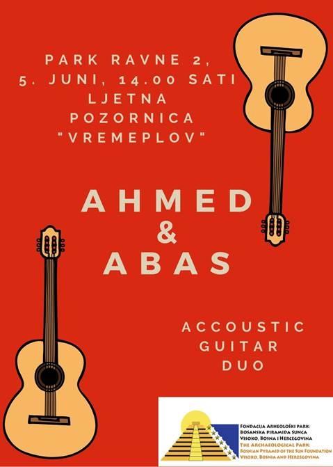 Ahmed i Abas Guitar Duo u parku Ravne 2