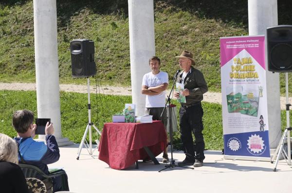 Upriličena promocija stripa “Tajna doline piramida” u parku Ravne 2