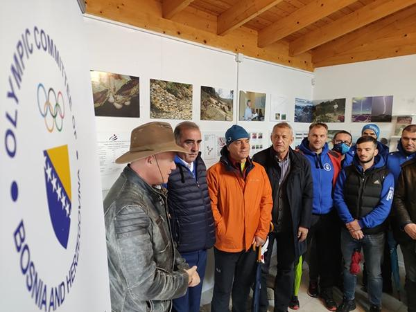 SPORTISTI I TRENERI IZ OLIMPIJSKOG KOMITETA BIH U POSJETI BOSANSKOJ DOLINI PIRAMIDA