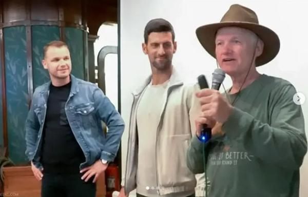 Novak Djokovic attends Dr. Semir Osmanagic lecture in Banja Luka