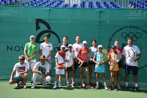 ODRŽANE TENISKE RADIONICE ZA MLADE BH. TENISKE REPREZENTATIVCE
