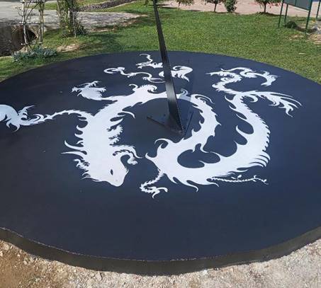 Unique “Sundial” Installation Unveiled in Park “Ravne 2”