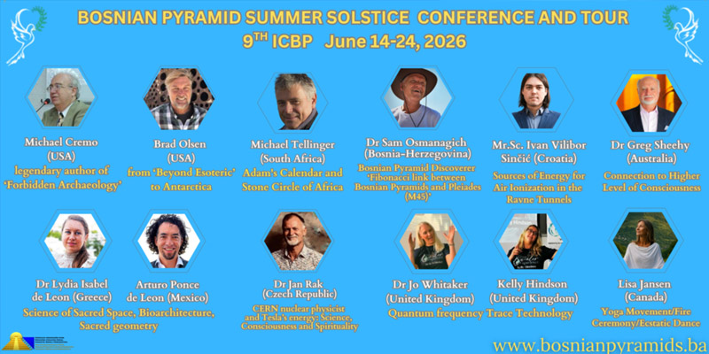 BOSNIAN PYRAMID SUMMER SOLSTICE TOUR, CONFERENCE & FESTIVAL 2026