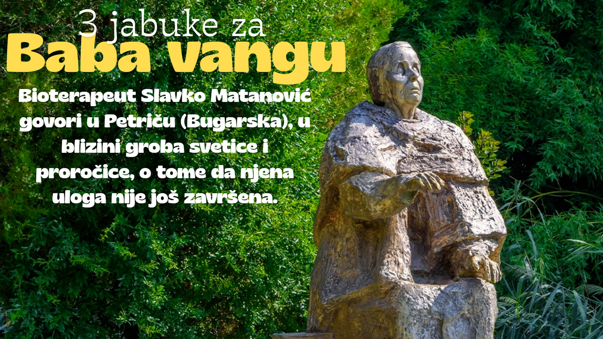 Tri jabuke za Baba Vangu