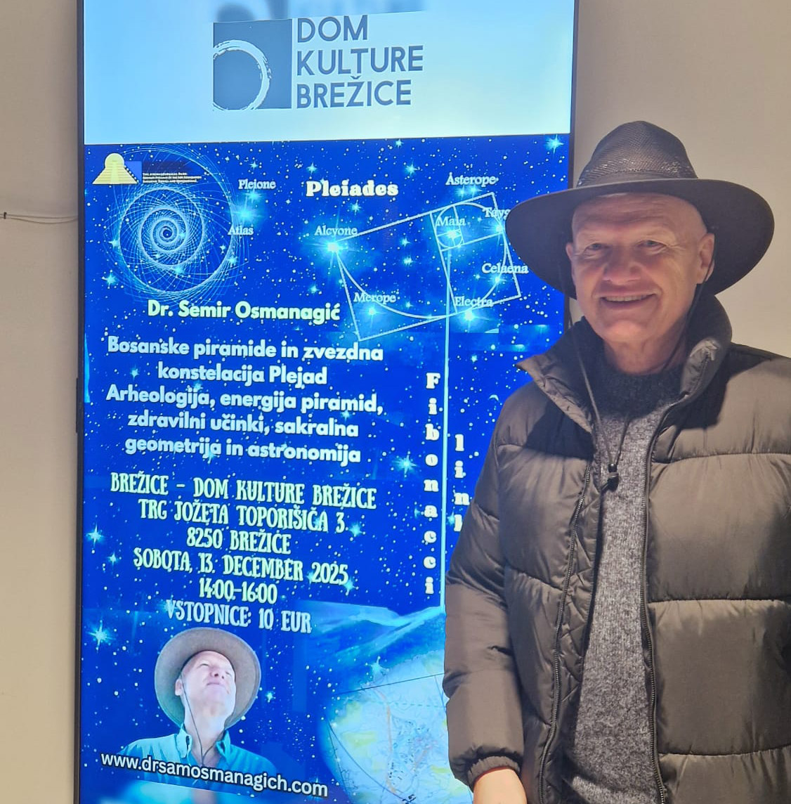 Dr Osmanagić održao predavanje u Brežicama