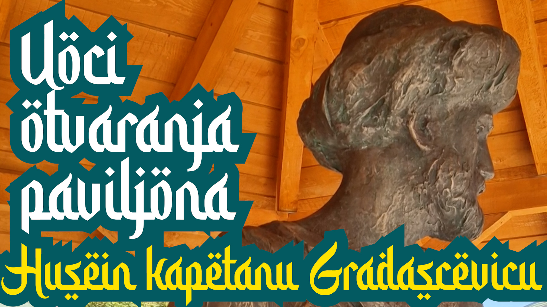 Uoči otvaranja paviljona Husein-kapetanu Gradaščeviću