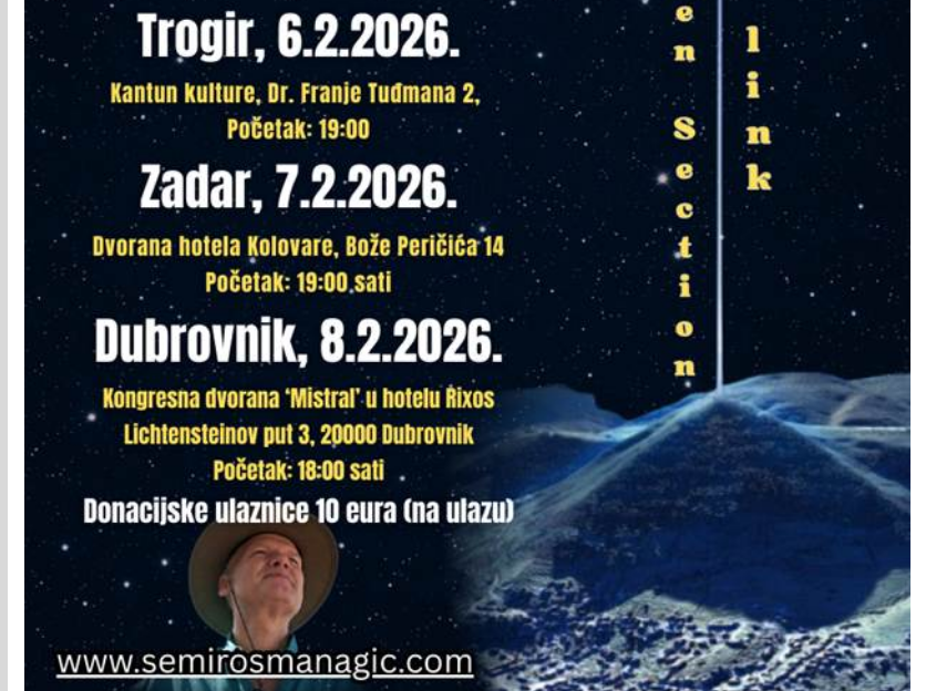 DR. SEMIR OSMANAGIĆ U TROGIRU, ZADRU I DUBROVNIKU!