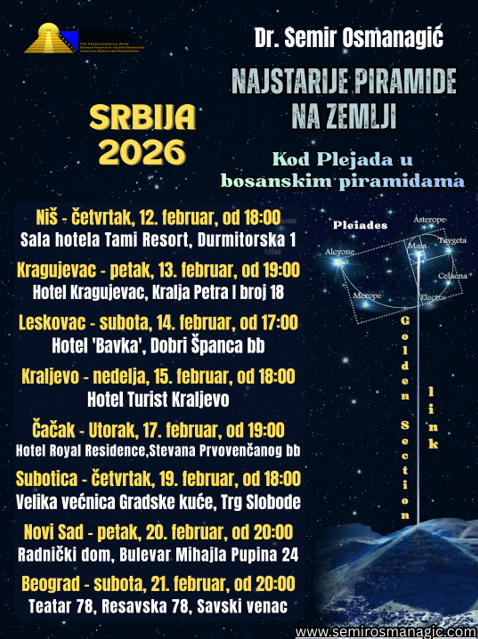 SRBIJA 2026 | DR. SEMIR OSMANAGIĆ – EKSKLUZIVNA TURNЕJA