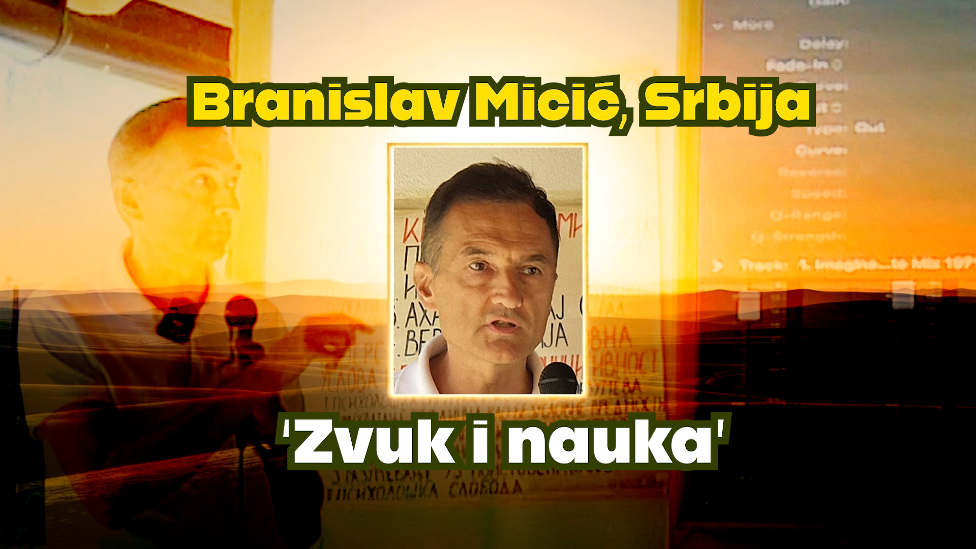 Branislav Micić, Srbija: ‘Zvuk i nauka’