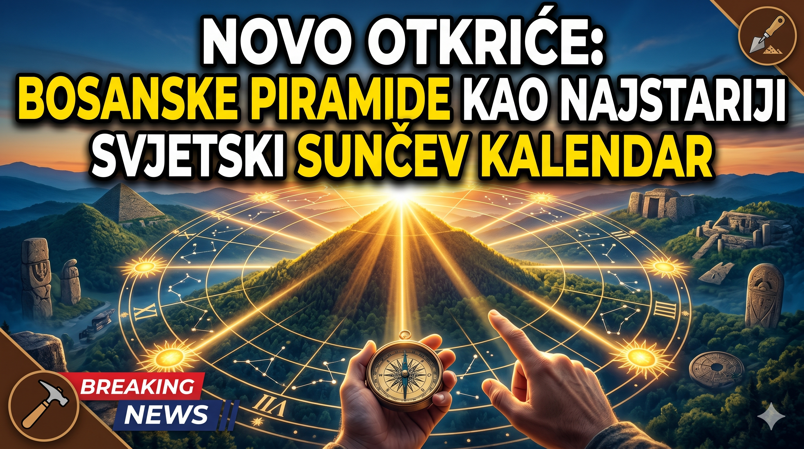 NOVO OTKRIĆE: Bosanske piramide kao najstariji svjetski sunčev kalendar